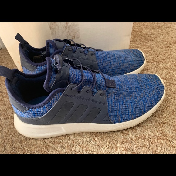 Adidas Originals X_PLR Sneakers Blue/White 10.5 - Picture 3 of 4